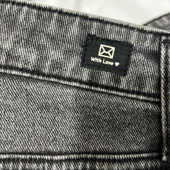 Anthropologie LTJ Letter to Juliet Acid Black cut off jean shorts NWT size xl - Picture 8 of 11